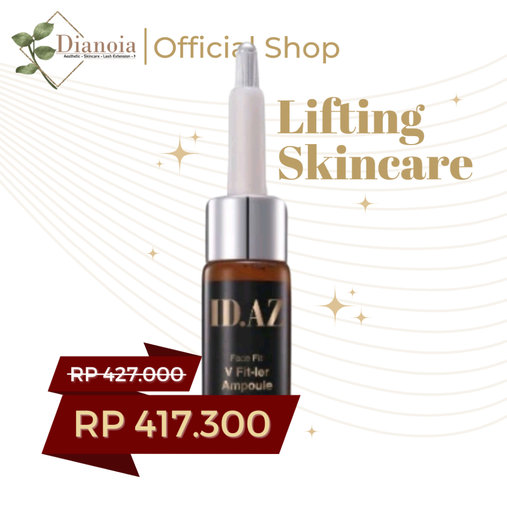 DIANOIA ID Face Fit V Fit-Ler Ampoule 15ml | Penghancur Lemak | Serum Brightening | Penghilang Bekas