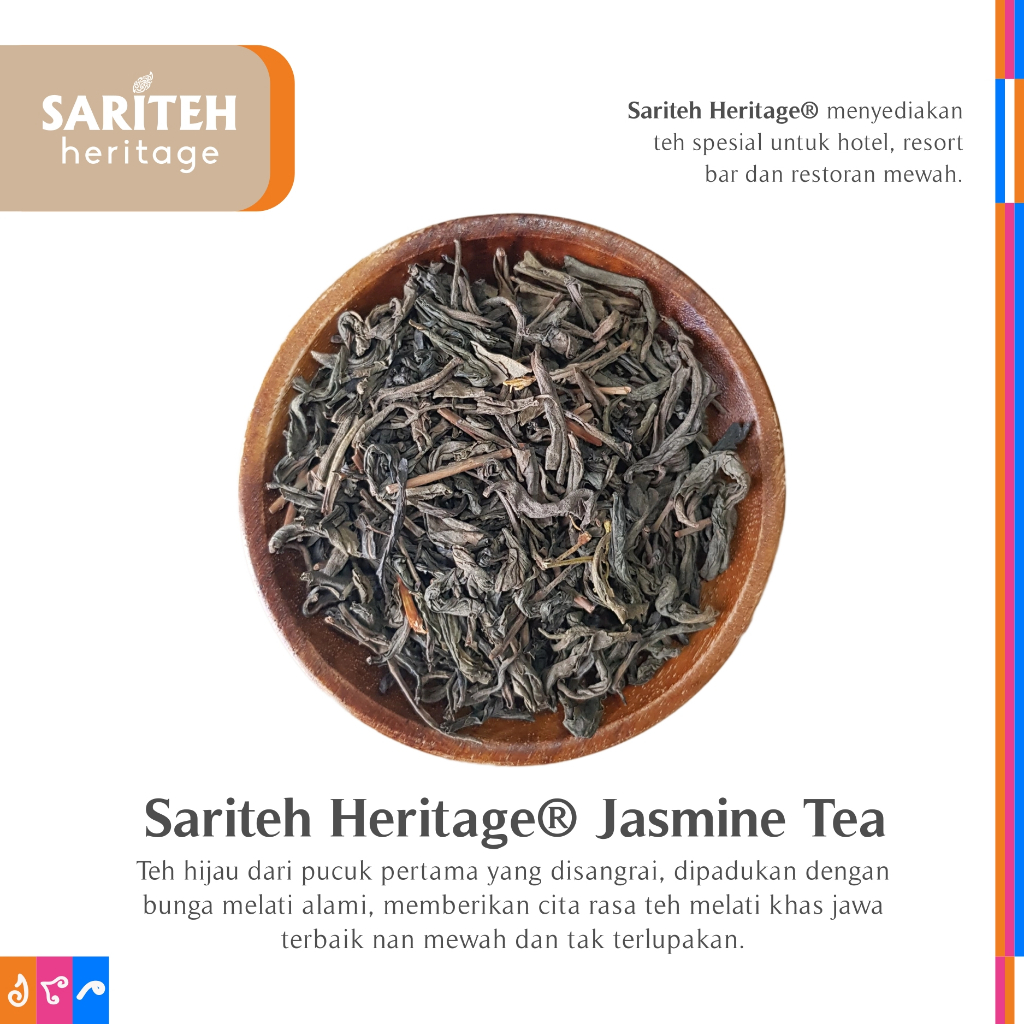 

Sariteh Indonesia Specialty Grade Javanese Jasmine Tea - Teh Melati Specialty - 50 gram