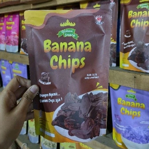 

BANANA CHIPS | RASA COKLAT | OLEH-OLEH LAMPUNG SELATAN | WARUNG POPY