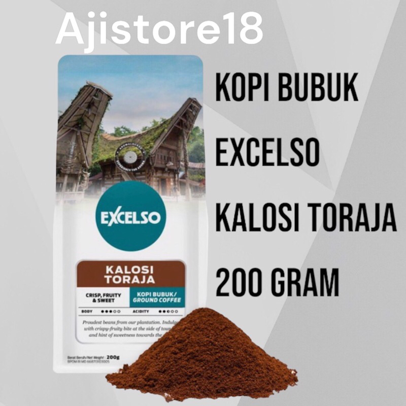 

Kopi Excelso Kalosi toraja bubuk 200g