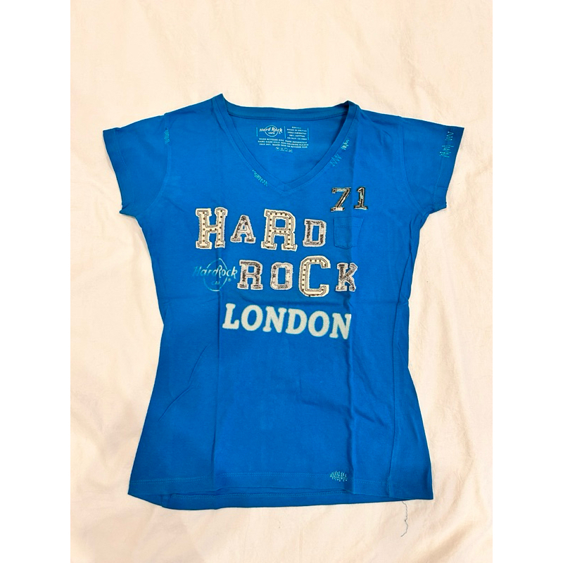 Vintage print Hard Rock Cafe versi London Tshirt wanita