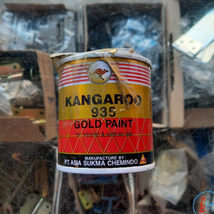

KUALITAS TAK TERTANDINGI Cat Besi Warna Emas KANGAROO Gold 935 1 gram Cat Besi warna Gold