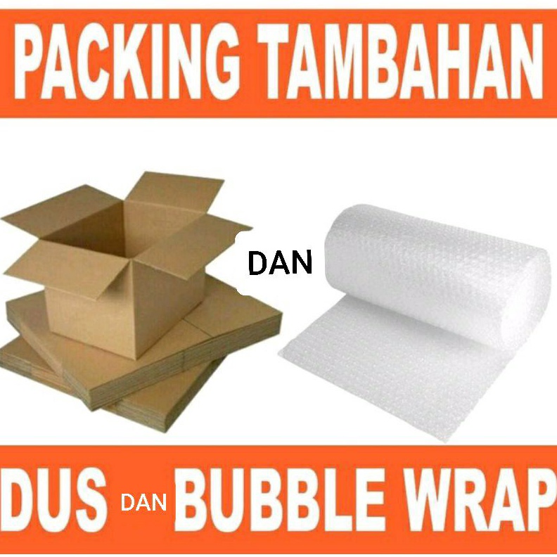 

Diskon Eksklusif Tambahan Packing Dus bubble wrap A62