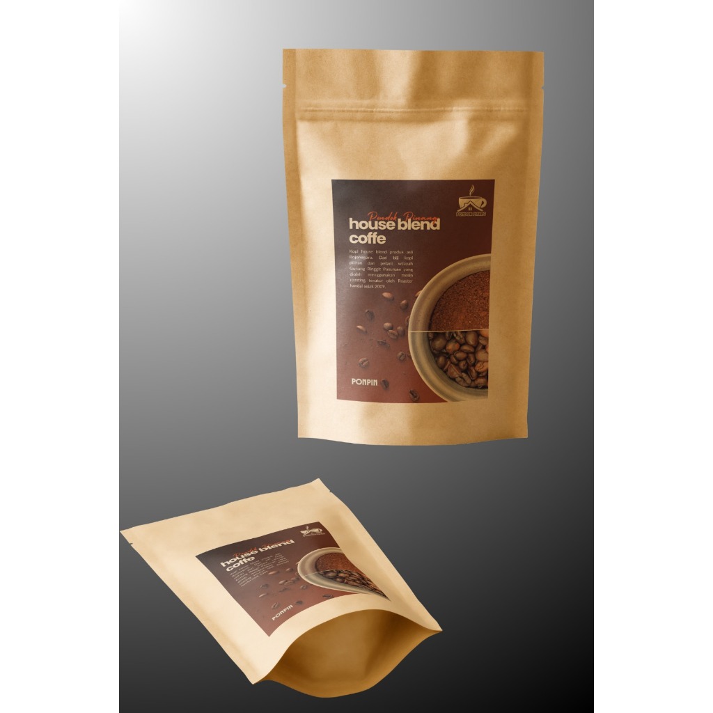 

PONPIN Kopi Bubuk Robusta House Blend 250 gr Original Nusantara Tanpa Campuran