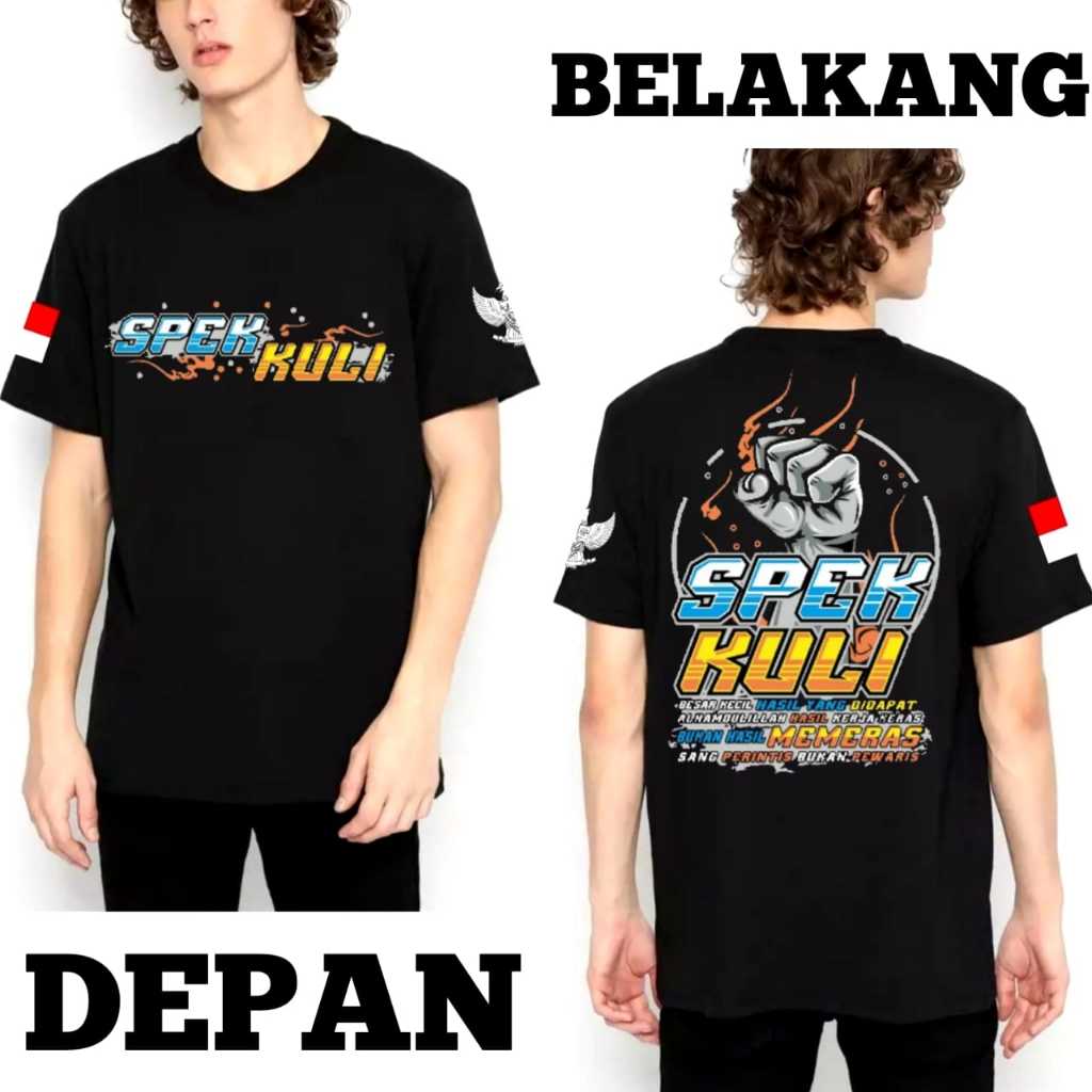 BAJU KAOS DISTRO SPEK KULI