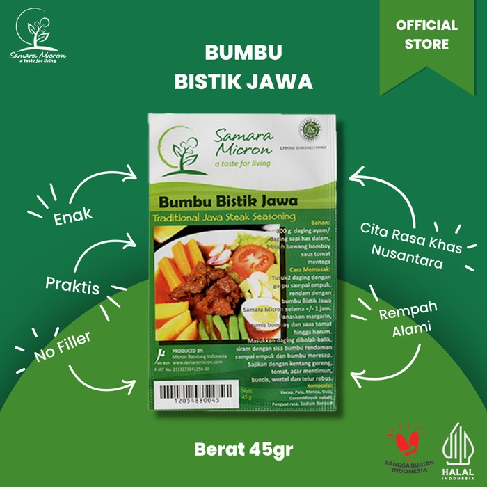 

Bumbu Bistik Jawa Samara Micron