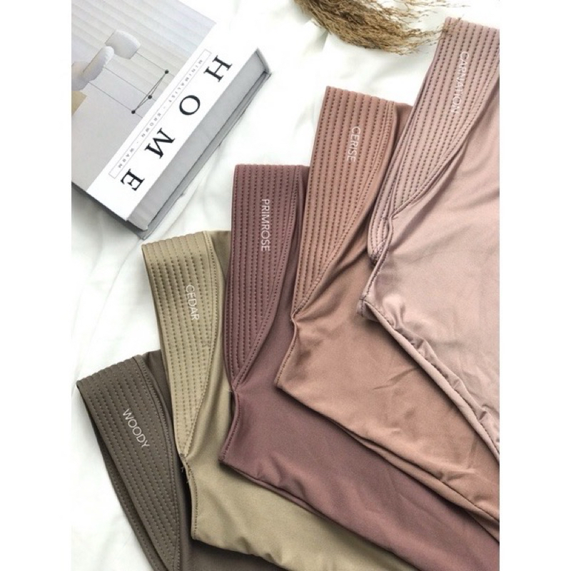 Hijab bergo instan sport hamidah jersey besar jumbo panjang menutup dada