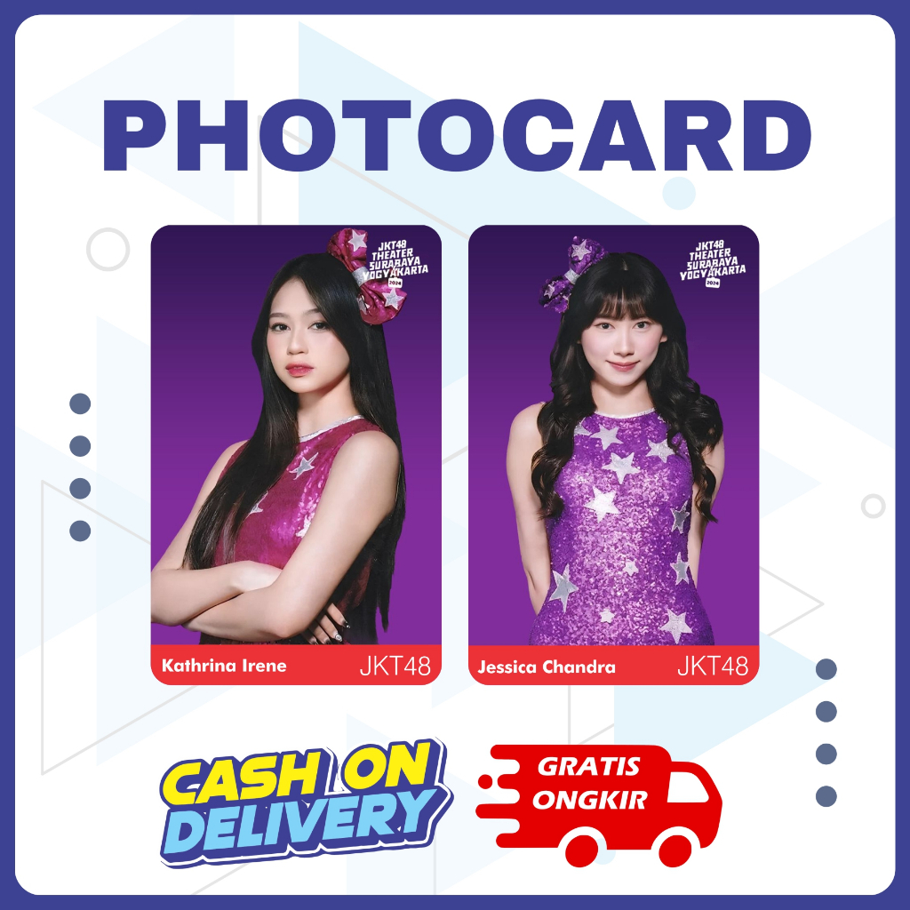 Photocard JKT48 RKJ Theater Sementara isi 25 pcs Bonus Inner Sleeve, Bisa COD Langsung Kirim