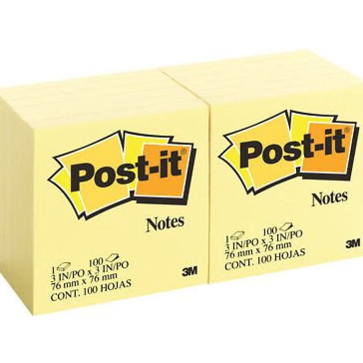 

BELANJA CERDAS Sticky Note Post it 3M 654 76 x 76mm per 1 pad