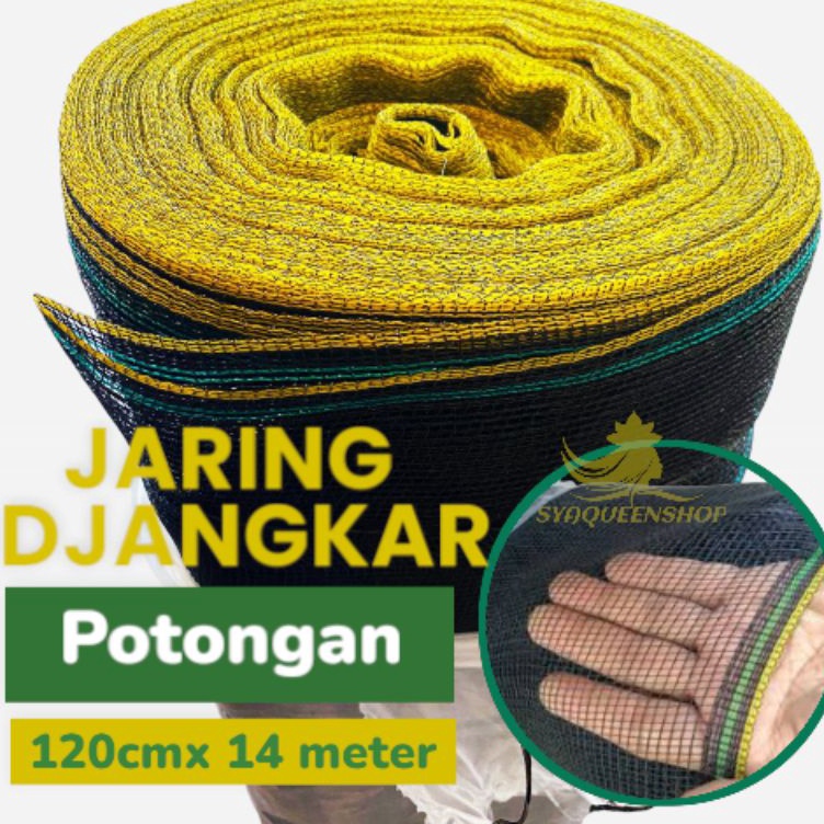 Update Favorit Waring Jaring Hitam 14 meter murah jaring ikan jaring pagar Pembatas tanaman maupiun 