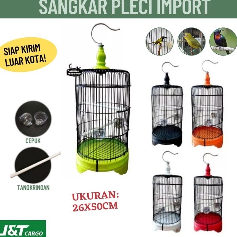 Dijamin Hemat SANGKAR PLECI HELOPED TANGGUNG ALTO EBOD JAYA BESI BULAT DIAMETER 26 CM TINGGI 5 CM AT