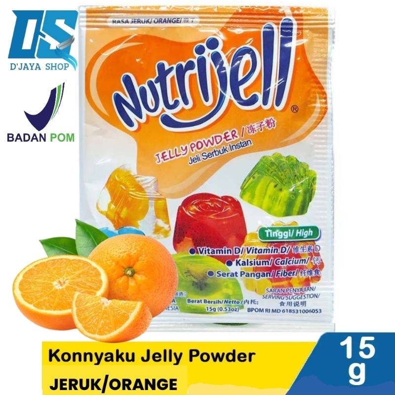 

Nutrijell Jelly Powder Jeruk/Orange 15g