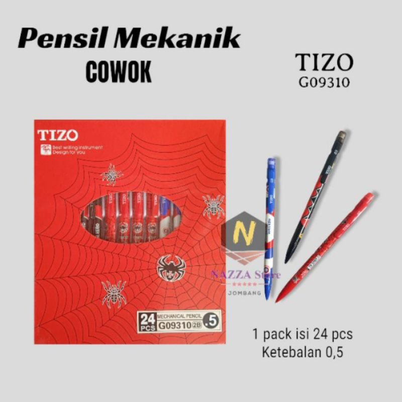 

Khusus Pensil Mekanik/Cetekan Kemasan PACK - Tizo Cowok