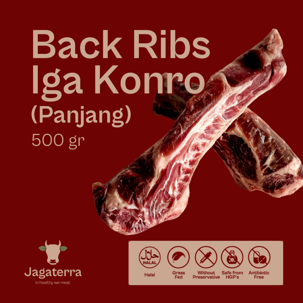 

Back Ribs (Iga Konro) Panjang Grass Fed Premium