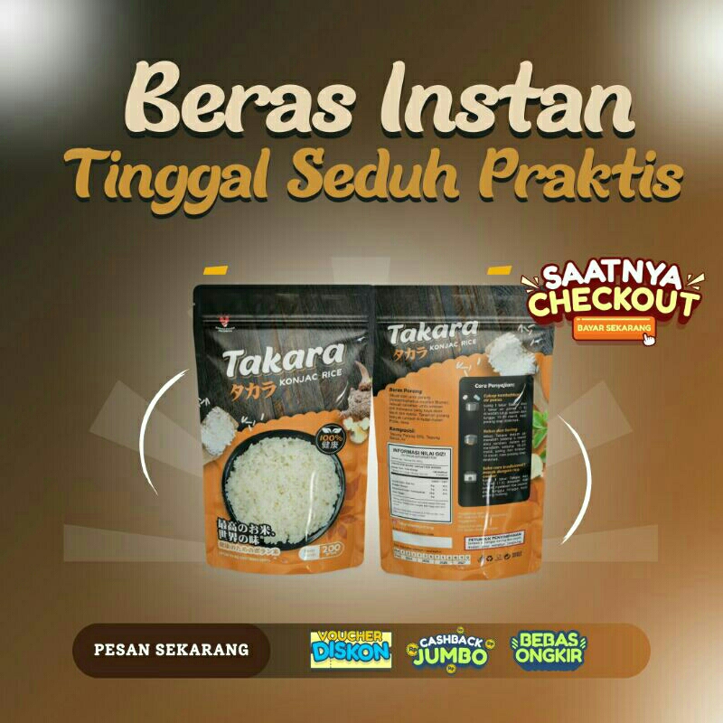 

BERAS TAKARA 500 GRAM Langsung Seduh