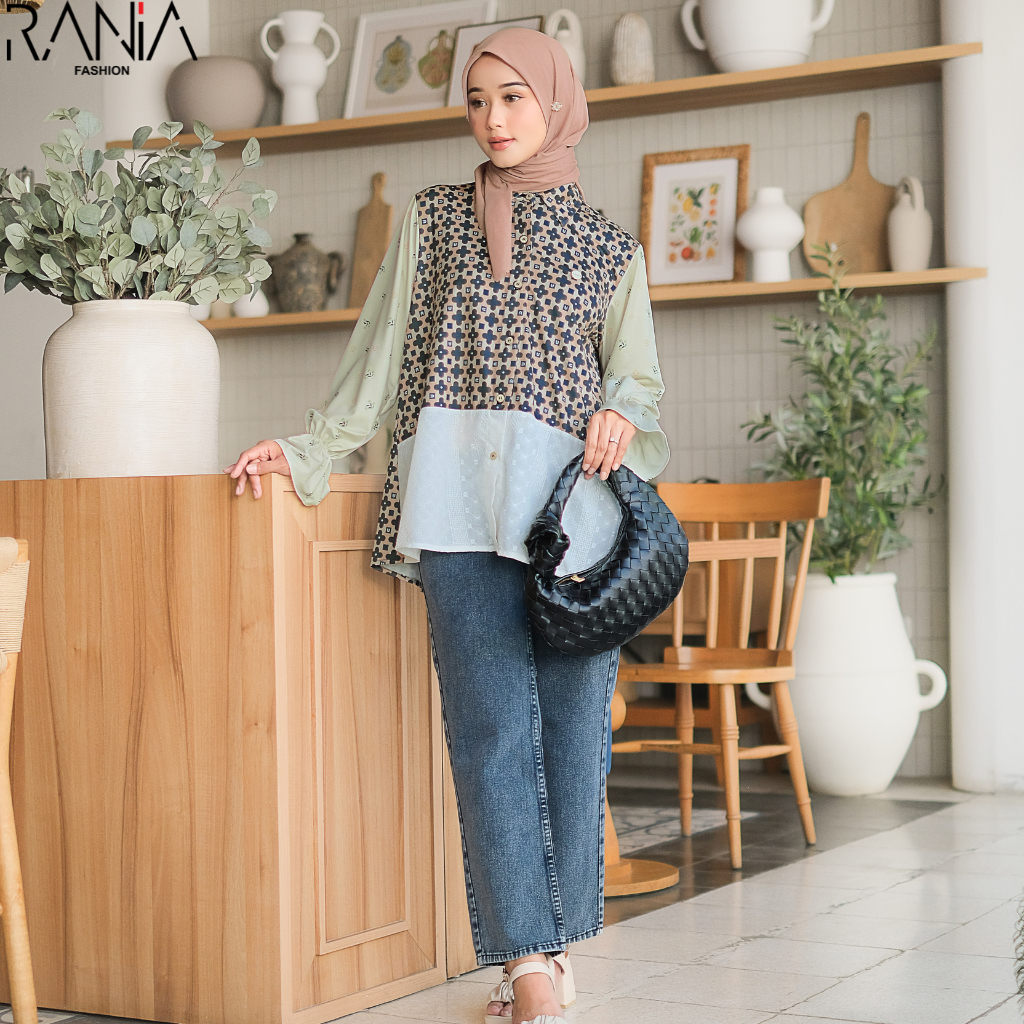 Rania Fashion - Kemeja Eligia
