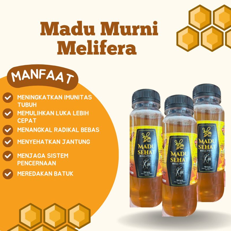 

Madu Murni Tanpa Tambahan Gula Pengawet Perisa Mencegah Anemia Lambung Tifus Influenza 135 gram