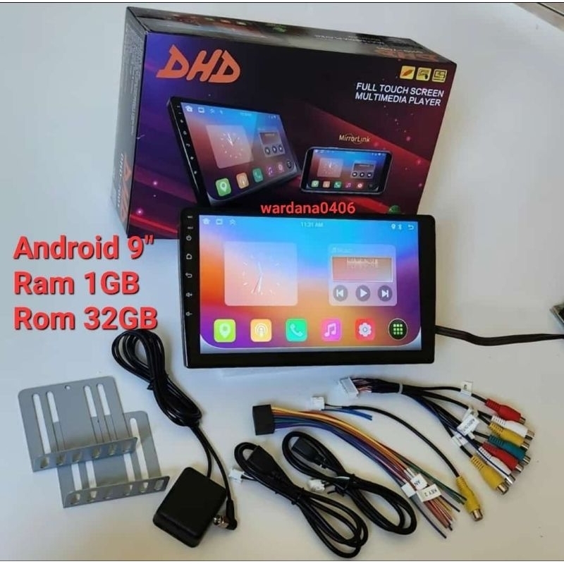 ( RAM 1GB/ROM 32GB ) Headunit Android 9 Inch DHD-7001