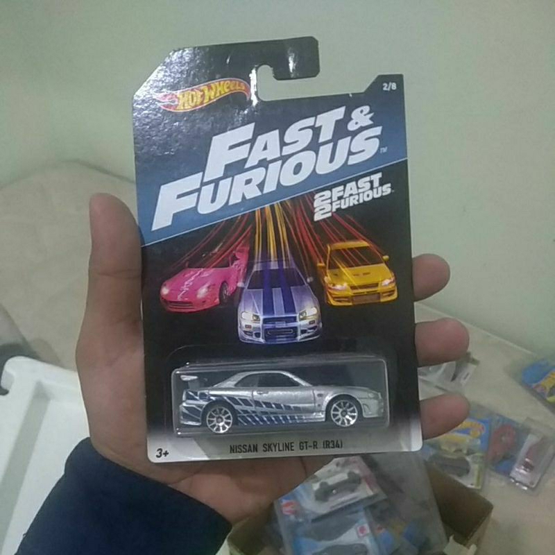 Hot Wheels Nissan Skyline Gt-R34 fast furious Hot Wheels Nissan Skyline Gt-R34 BNR34 fast furious / 
