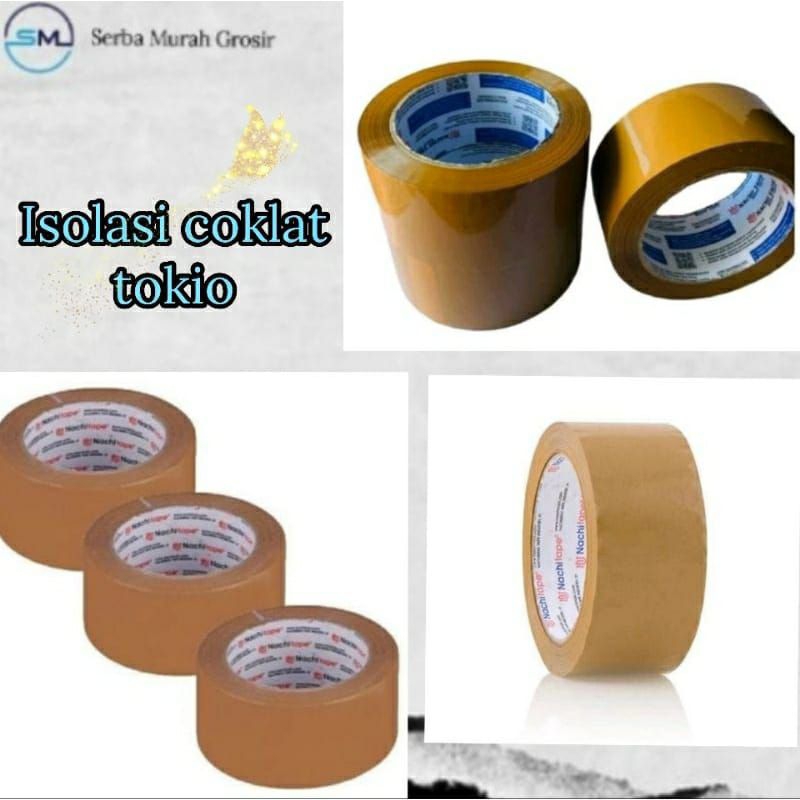 

lakban coklat/lakban isolasi coklat/Isolasi tokio 48mm x 72 y coklat