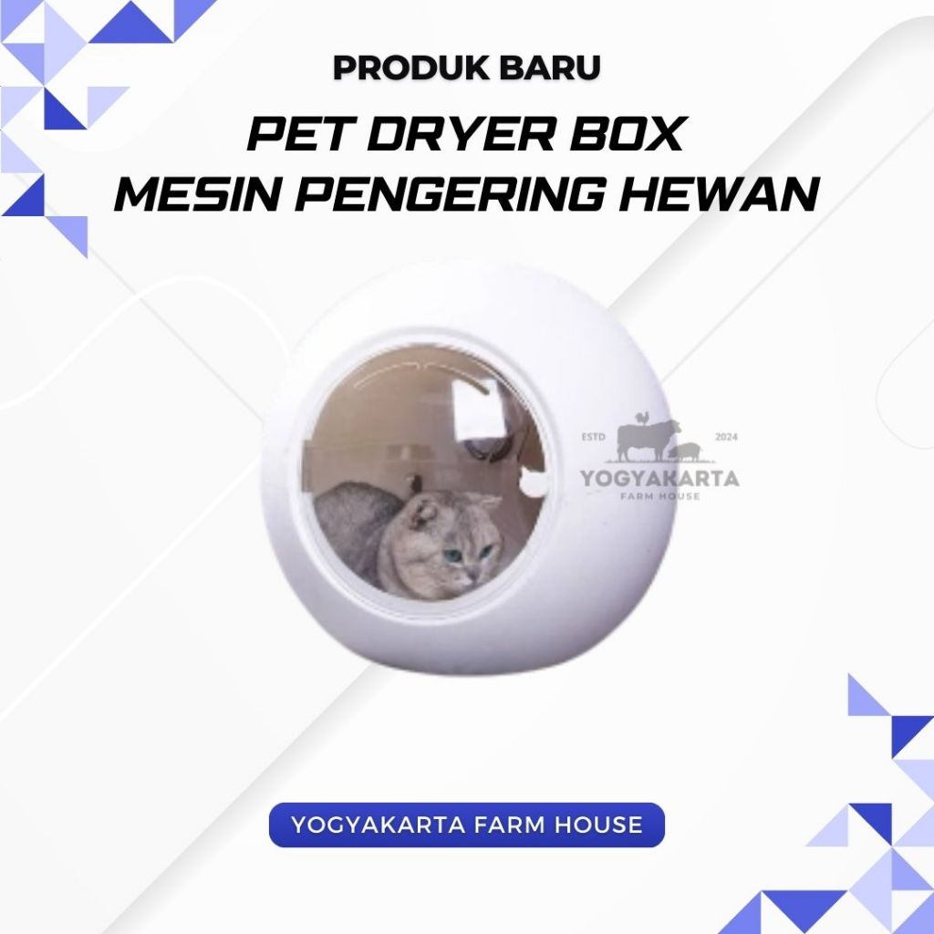 Pet Dryer Box Bulu Kucing - Pet Drying Box Dehydrator Mesin Pengering Hewan