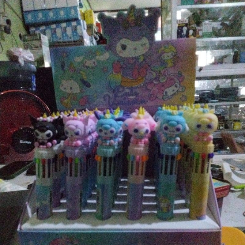 

Bolpen Lucu 10 Warna ecer 1 pcs Random Stationery - Alat Tulis Lucu