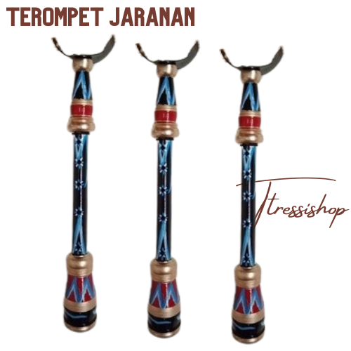 Terompet Jaranan Motif Ukuran Sedang / Selaras Trompet Free Kepik Terompet/sompret/jaranan/barongan