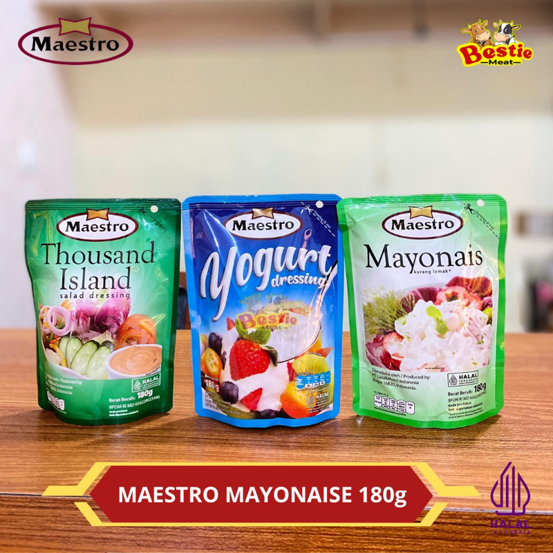 

Maestro Mayonaise All Varian Standing Pouch 180g