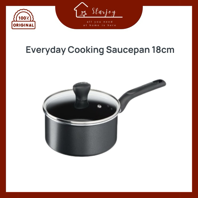 Tefal Everyday Cooking Saucepan 18cm Panci Dengan Tutup | Tefal Panci Anti Lengket