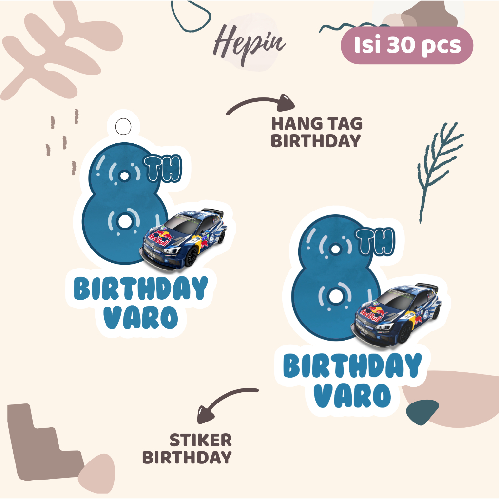

(30pcs) Hang tag & stiker ulang tahun tema HOTWHEELS lucu/diecut /label tag ulang tahun murah/hang tag ulang tahun/tag souvenir ulang tahun/stiker nama ualang tahun/diecut stiker&t ag
