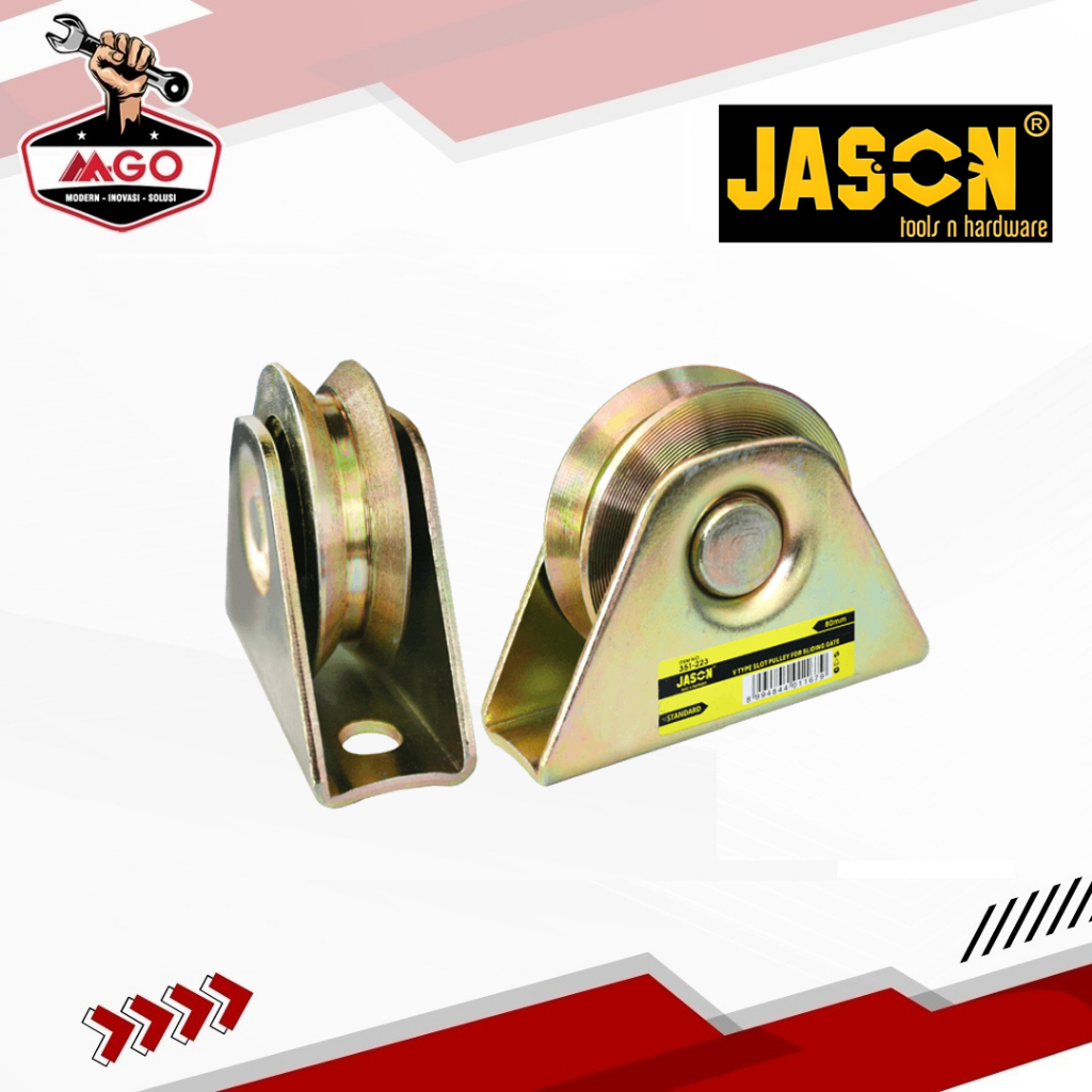 Roda Besi Pagar Bulat Tipe-U JASON 8 cm