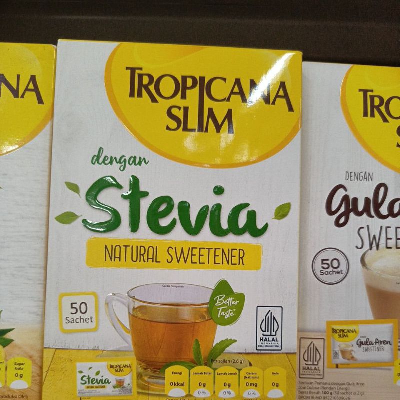 

Tropicana slim sweet stevia 50x2.6gr