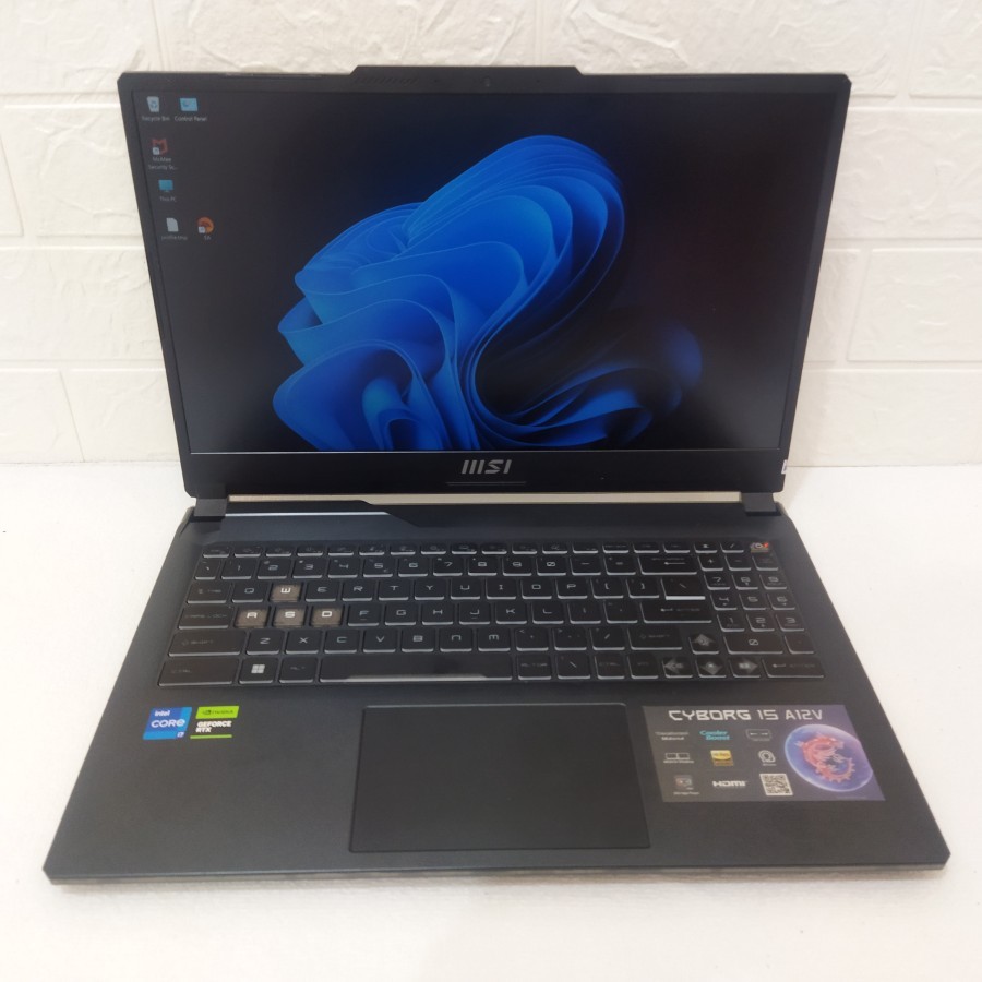 Msi Cyborg 15 A12ve i7 12650 Ram 16 Ssd 1tb Rtx 4050