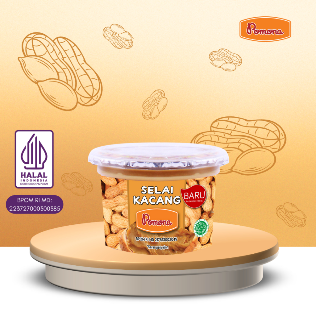 

Selai Kacang 140 gr Pomona / Pasta Kacang Pomona 140 Gr
