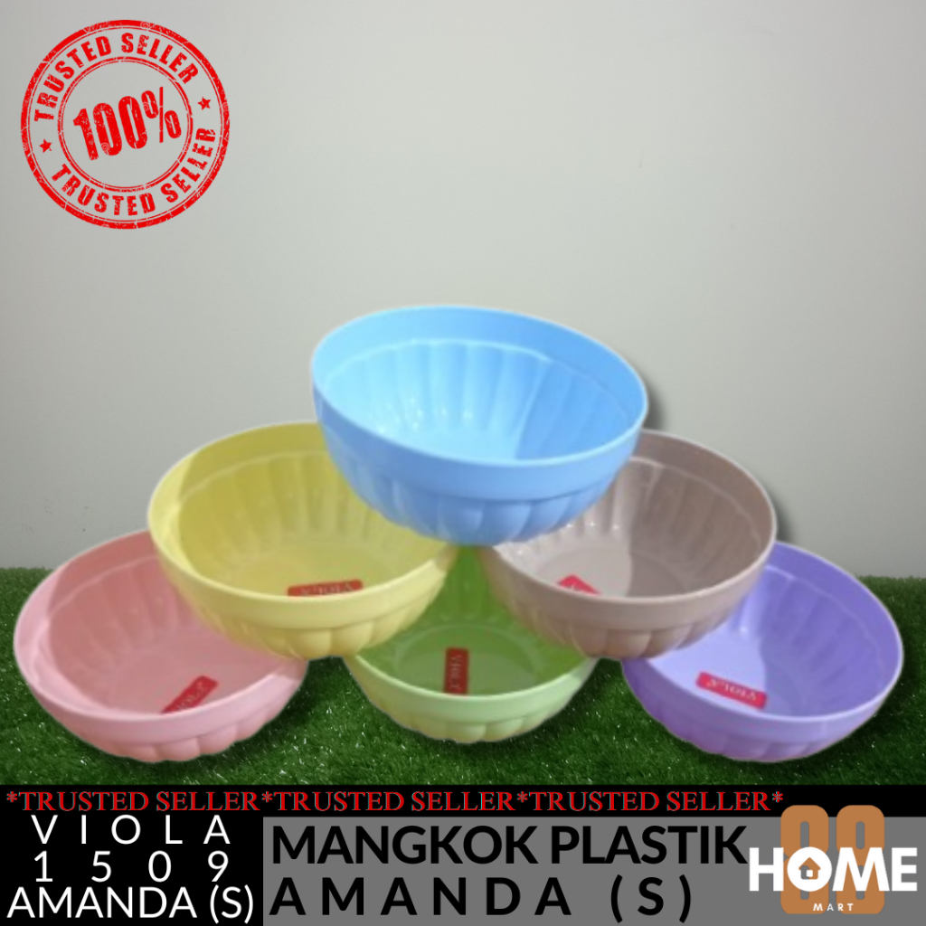 VIOLA 1509 - MANGKOK PLASTIK MURAH VIOLA AMANDA KECIL