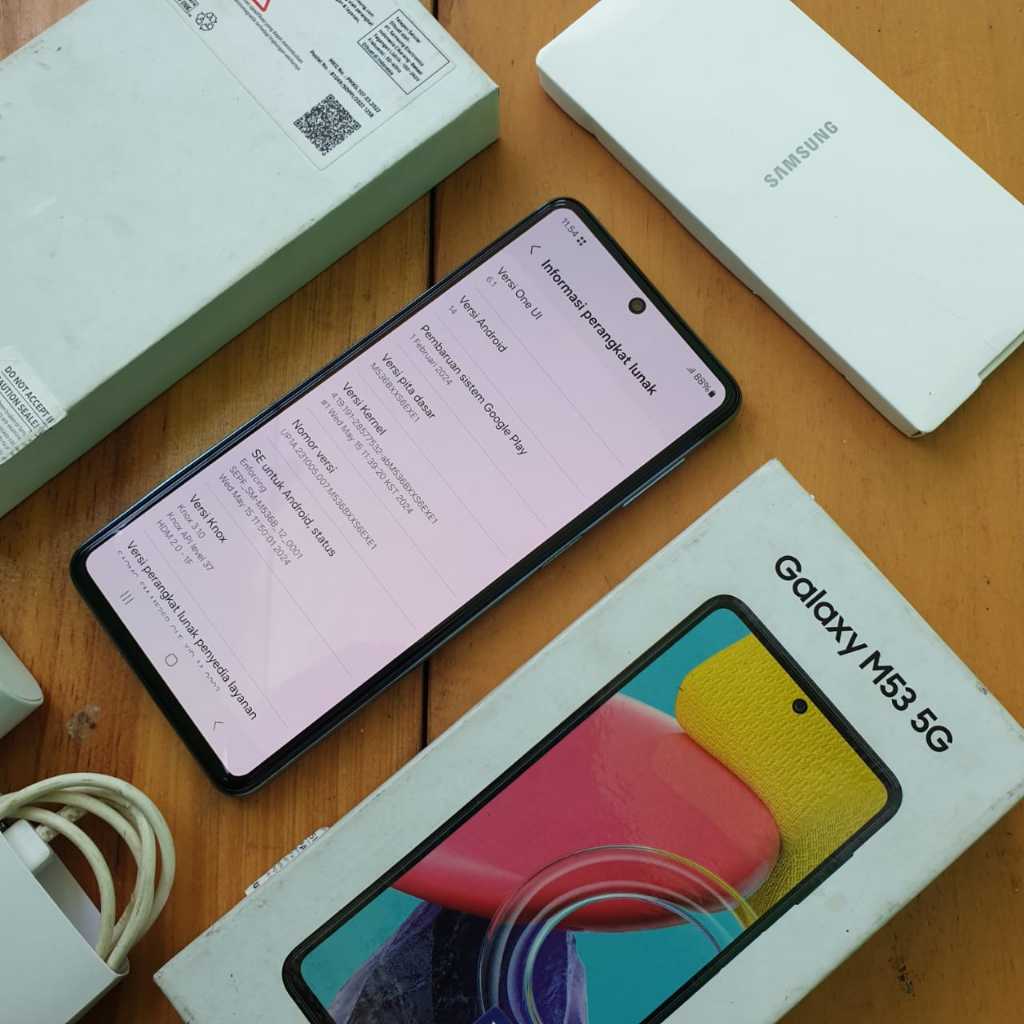 SAMSUNG M53 5G SECOND 8/256GB HANDPHONE SECOND HP SEKEN HP BEKAS HP MURAH