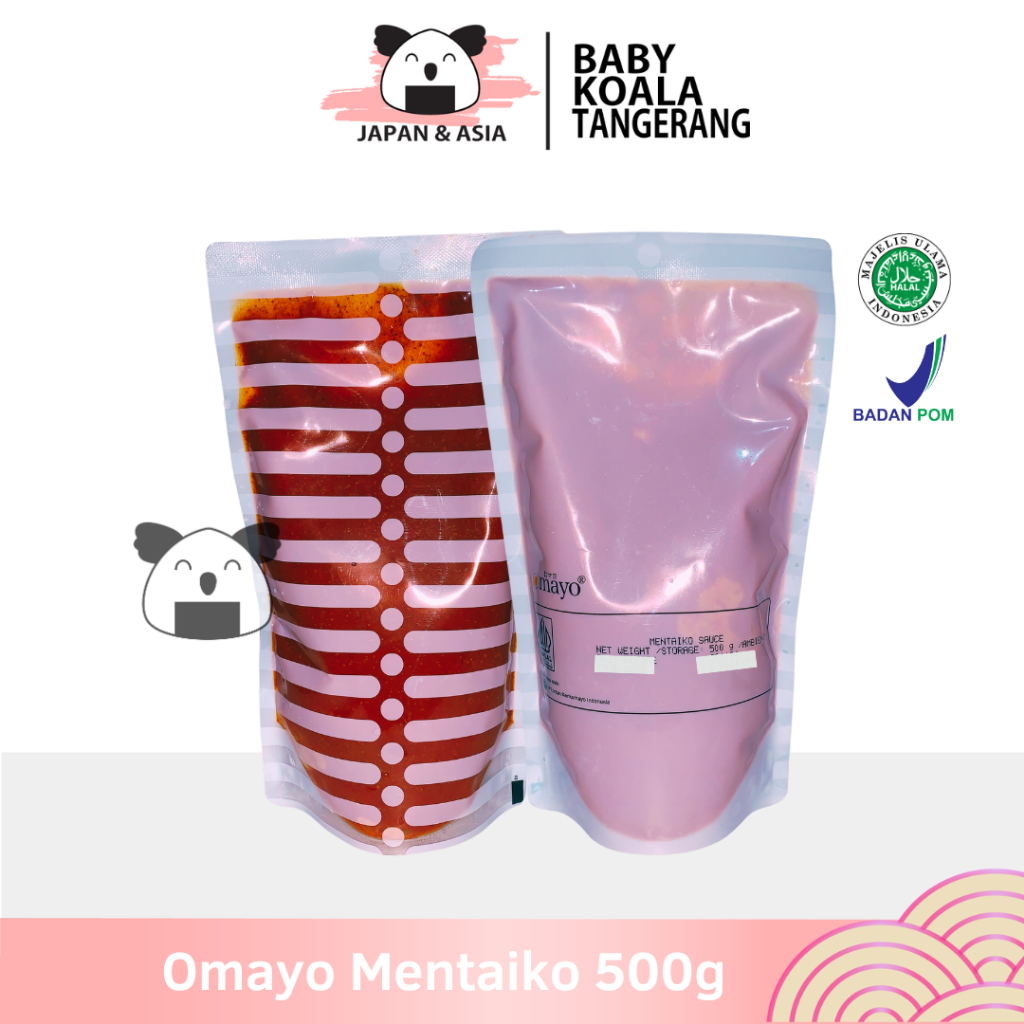 

OMAYO Mentaiko Sauce 500 g Halal | Biang Saus Mentaikooo