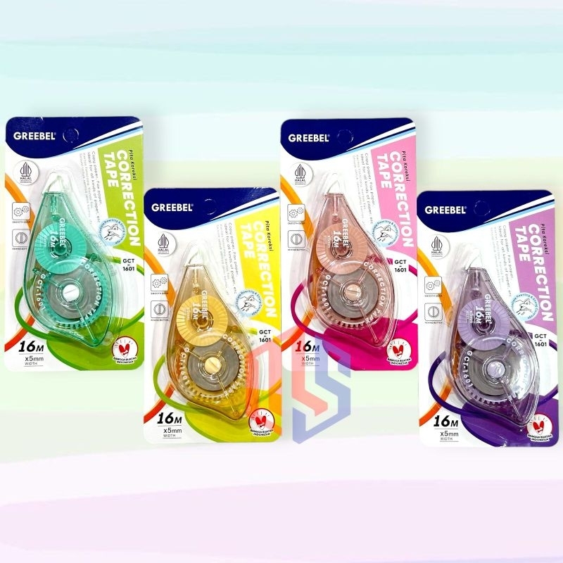 

Correction Tape/Tip X Kertas Greebel GCT 1601
