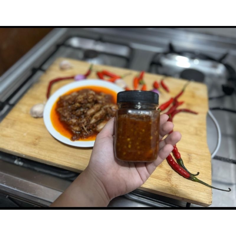 

sambal cumi asin pedas