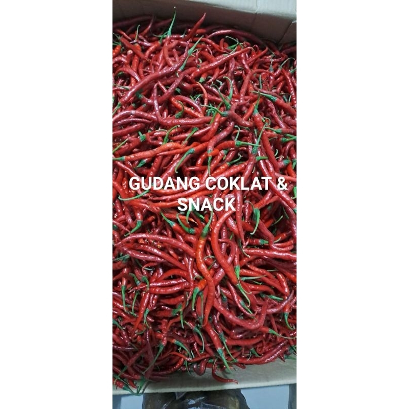 

TERMURAH!! CABE / CABAI MERAH KERITING 1KG