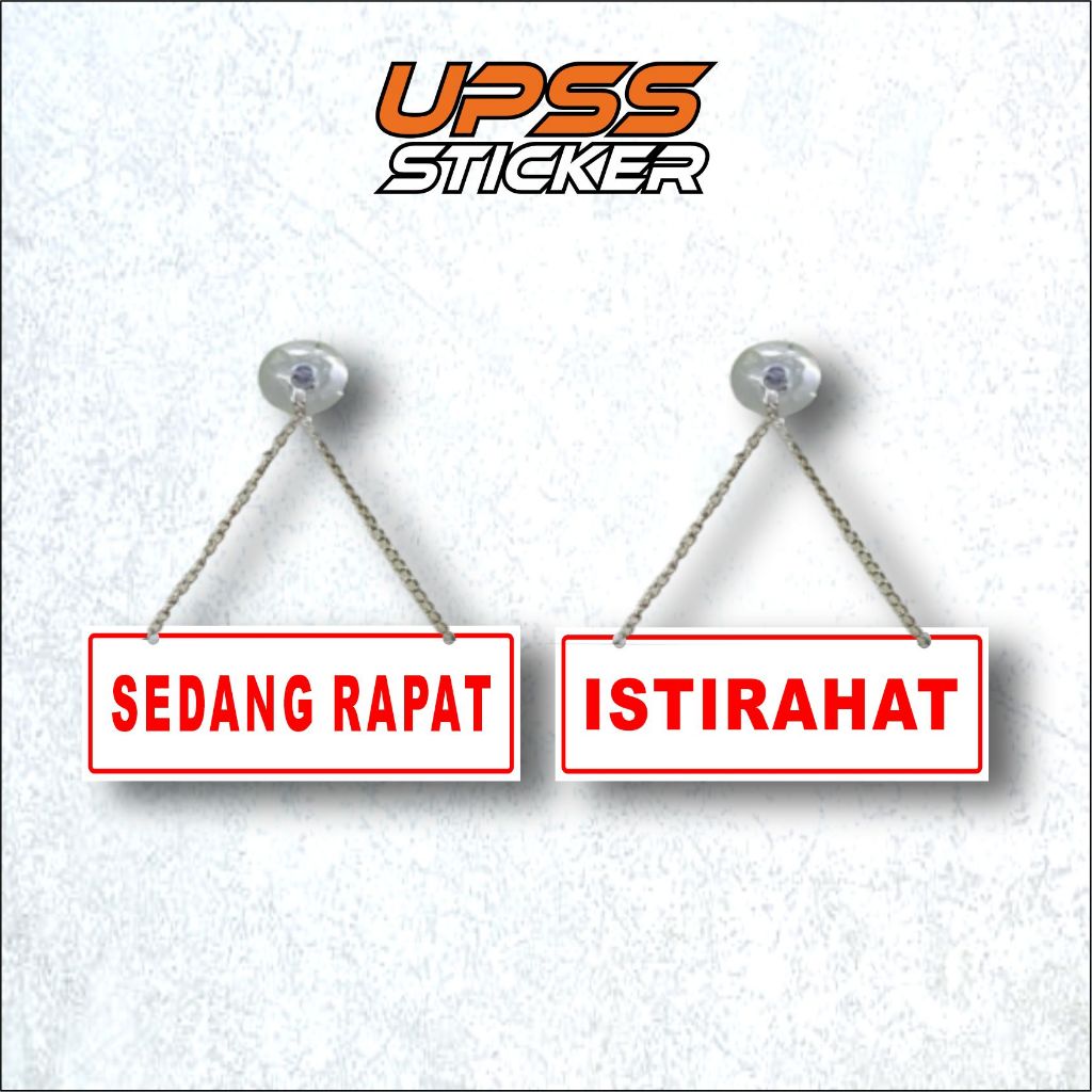 

Akrilik Sign board istirahat / buka papan tanda istirahat buka Merah