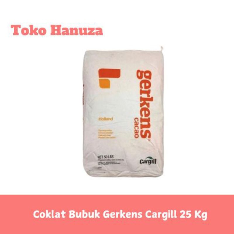 

COKLAT BUBUK GERKENS CARGIL 25 KG CACAO POWDER