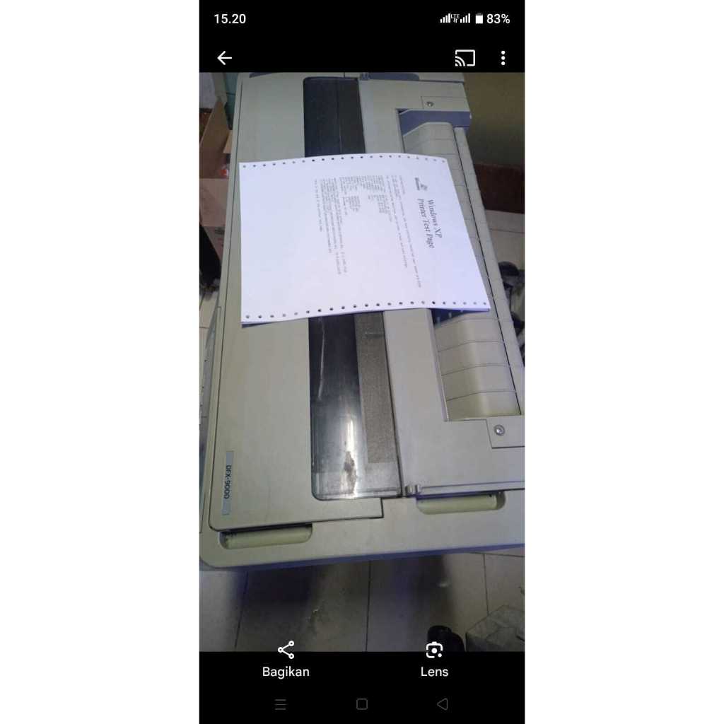 PRINTER EPSON DFX 9000 DOT MATRIX SECOND