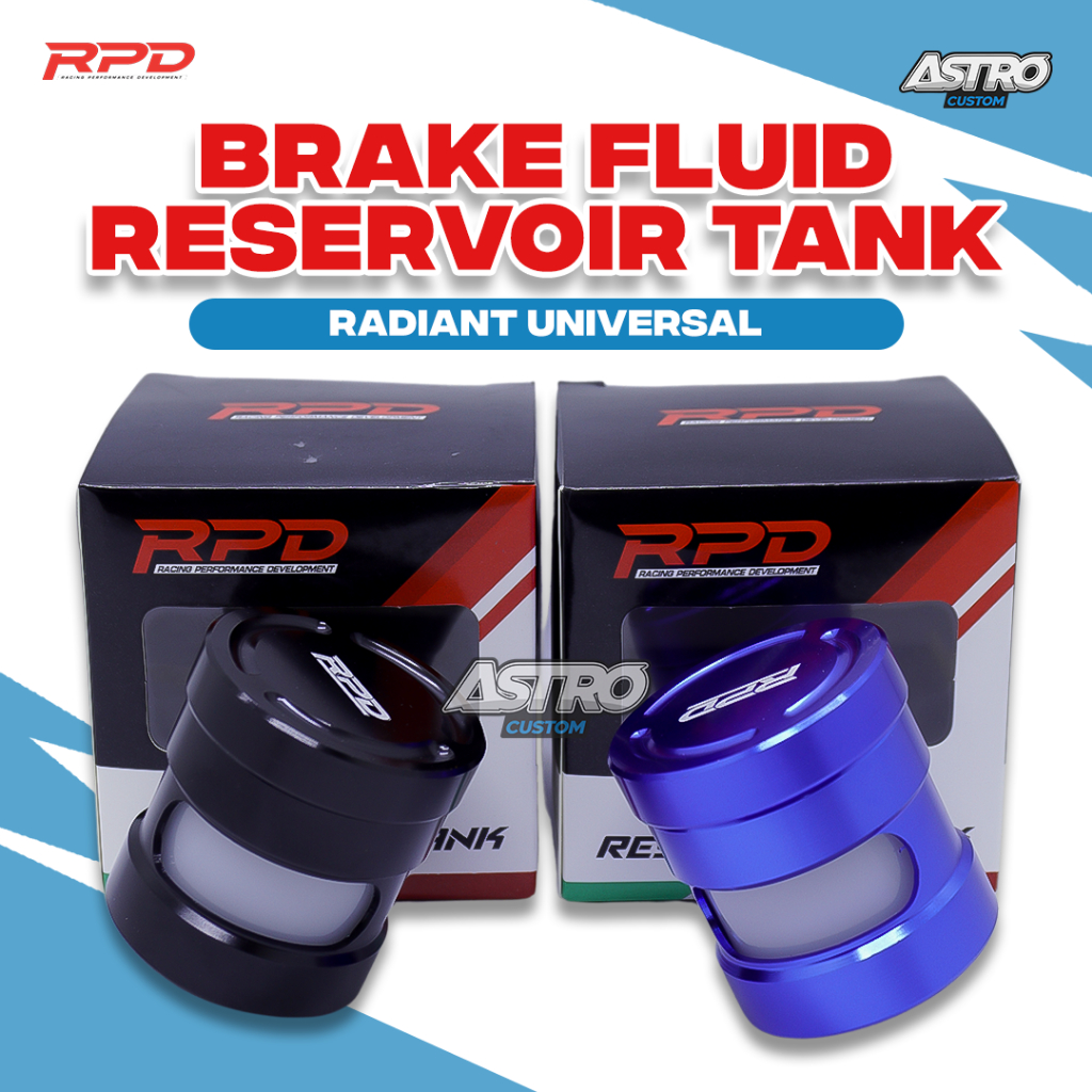 Tabung Minyak Rem RPD Vario 125 150 160 PCX ADV Beat Scoopy Fi Brake Fluid Reservoir Tank Radiant