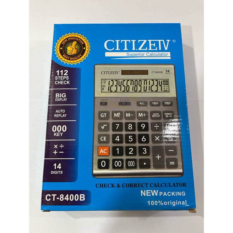 

Kalkulator CITIZETV CT-8400B