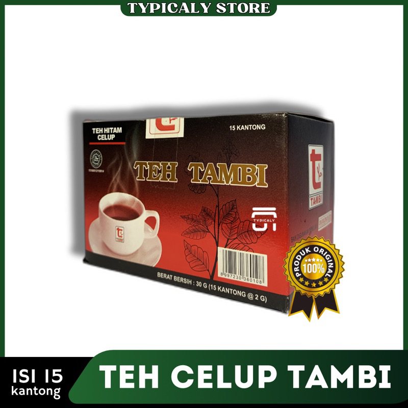 

TEH CELUP TAMBI ORIGINAL isi 15 kantong | TEH HITAM TAMBI RASA TERBAIK | TEH TAMBI OLEH OLEH WONOSOBO | KHAS DIENG