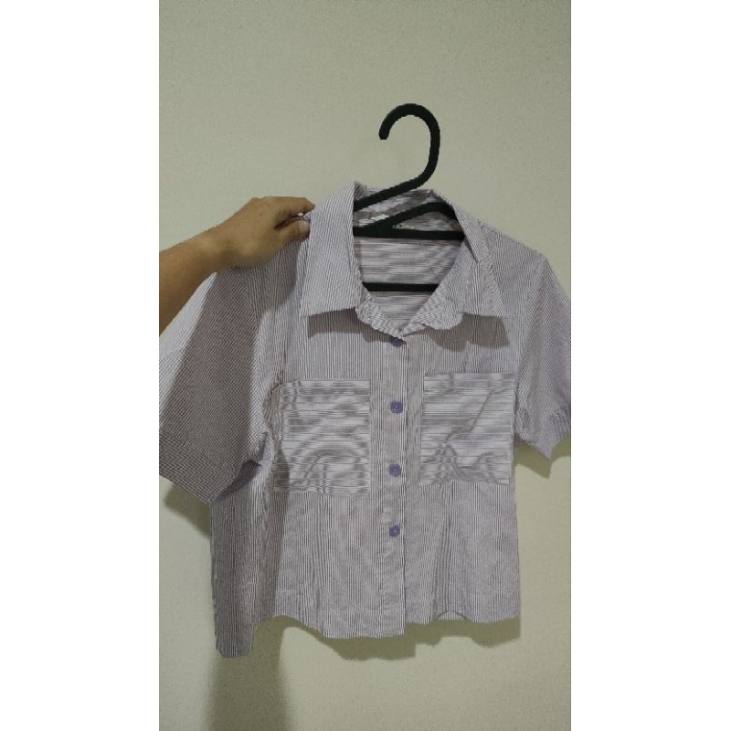 Preloved - Kemeja Ungu