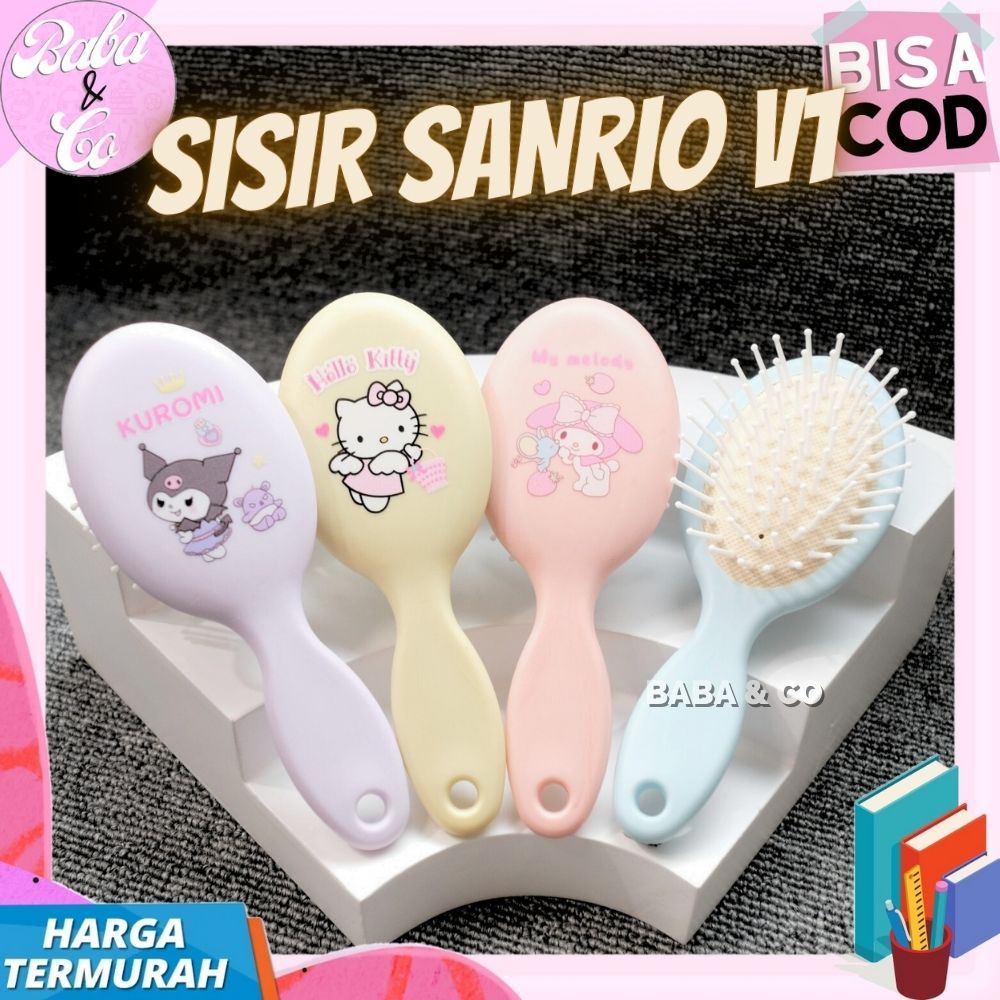 SISIR RAMBUT SANRIO SISIR LUCU UNIK PURIN MELODY CINNAMOROLL KUROMI SISIR SANRIO V1
