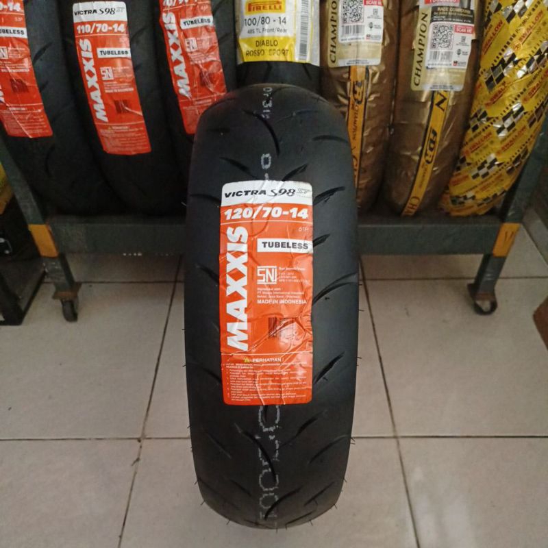 Maxxis Victra S98 ST 120/70 Ring 14 Tubeless