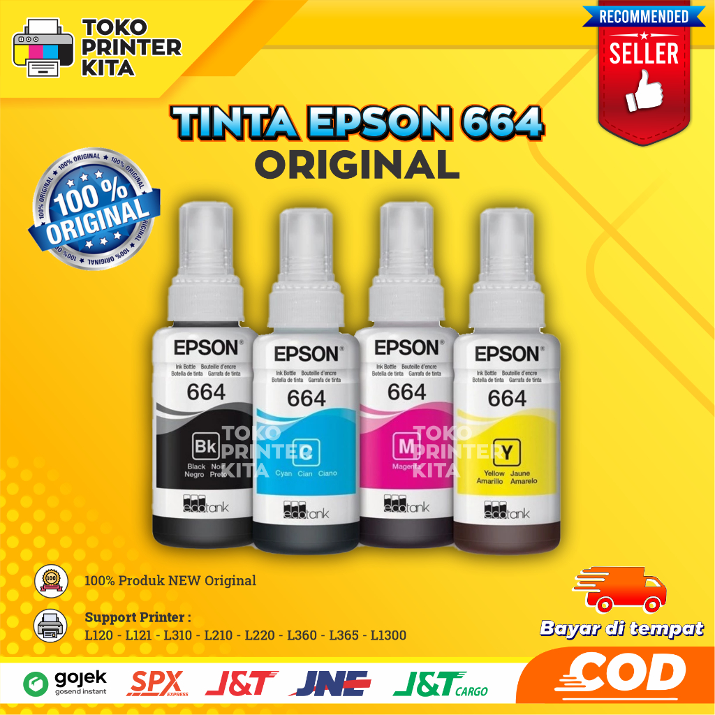 Tinta Epson 664 (T664) Original